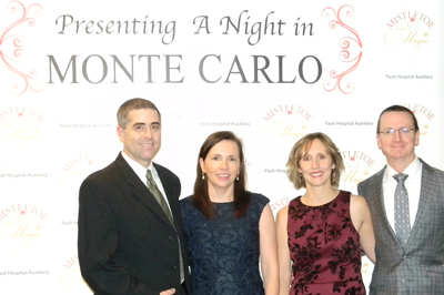 Four attendees of a night in Monte Carlo