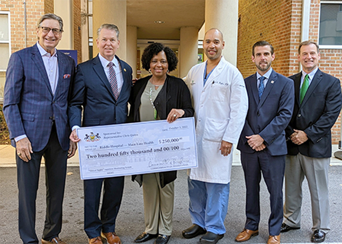 Riddle Hospital receives $250,000 grant