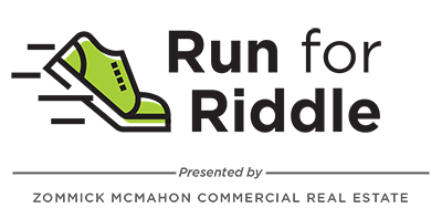 Run for Riddle logo, presented by Zommick McMahon Commercial Real Estate