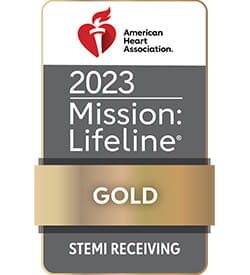American Heart Association - Mission: Lifeline gold receiving