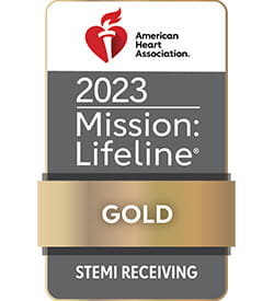 American Heart Association - Mission: Lifeline gold receiving
