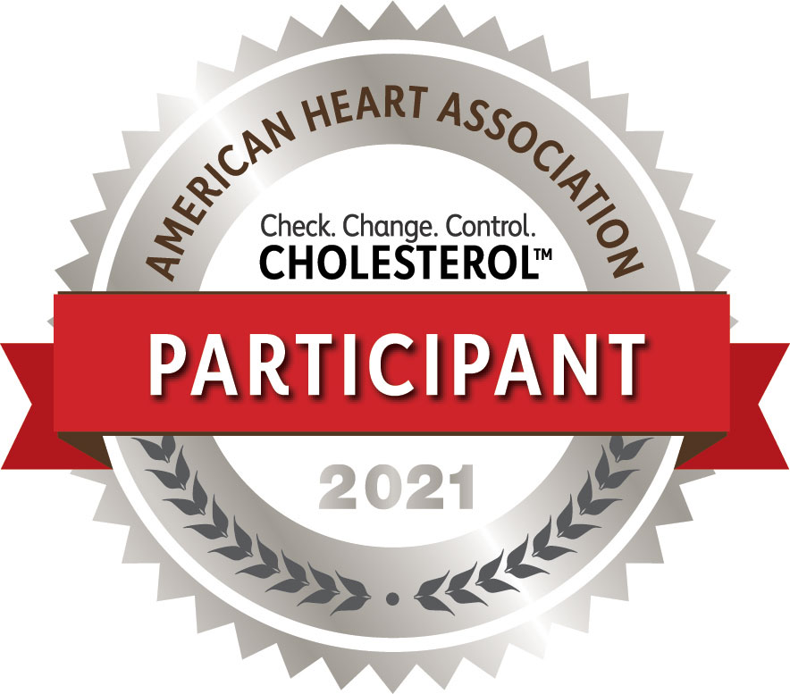 Check. Change. Control. Cholesterol Participant 2021 Seal