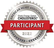 Check. Change. Control. Cholesterol Participant 2022 Seal